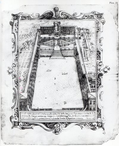 La cour du Belvédère au Vatican, Rome, 1581 - Italian School