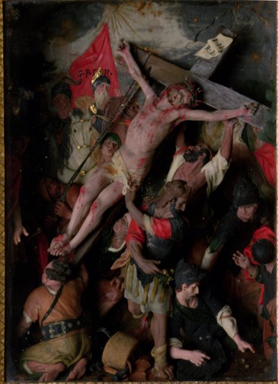 La Crucifixion (une peinture du Risorgimento sicilien) - Italian School