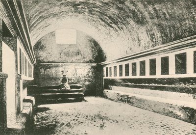 Le Frigidarium des femmes dans les thermes Stabiens, comme il est - Italian School