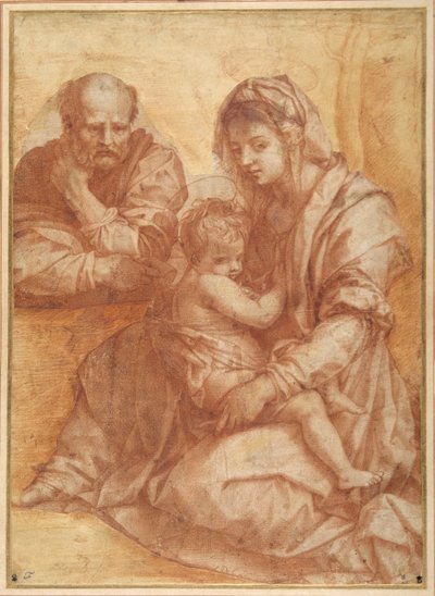 La Sainte Famille au repos (d