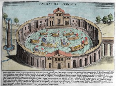 La Naumachie de Néron, représentation d