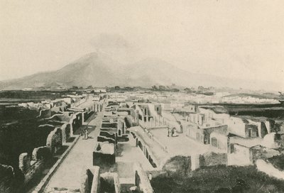 Le panorama de Pompéi comme il est - Italian School