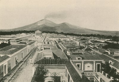 Le panorama de Pompéi comme il était - Italian School