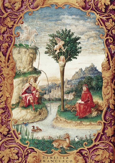 Le Poète, Laura de Noves - Italian School