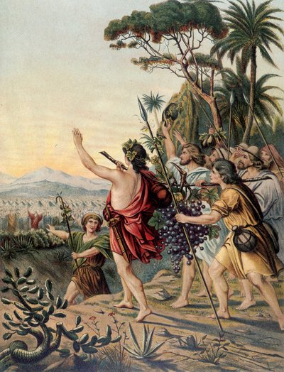 Le Retour de la Terre de Canaan - dans "Aurea Bibbia classica: storia della rivelazione divina nell