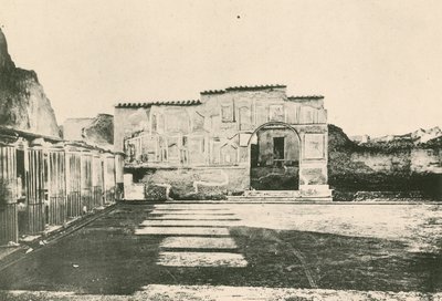 Les thermes Stabiens - La cour des stucs comme elle est - Italian School