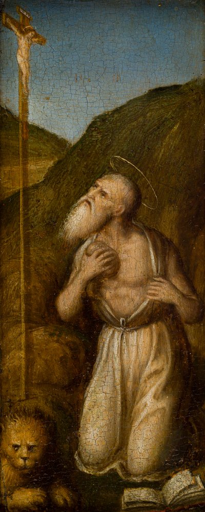 La Stigmatisation de Saint François et Jérôme - Italian School