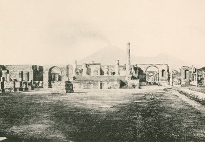 Le temple de Jupiter dans le forum civil tel qu