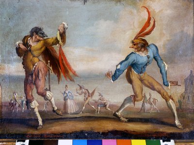 Les masques de la Commedia dell