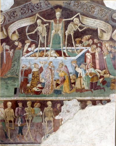 Triomphe de la Mort et danses macabres (détail) - Italian School