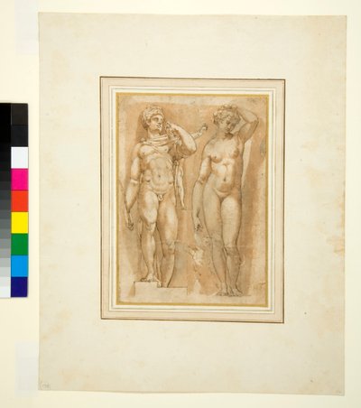 Deux divinités antiques, c.1600 - Italian School