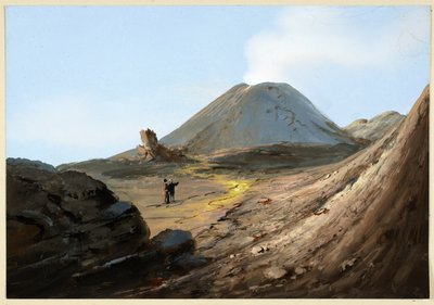 Vésuve, octobre 1880 - Italian School