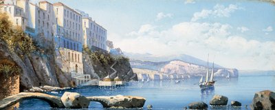 Vue de Sorrente - Italian School