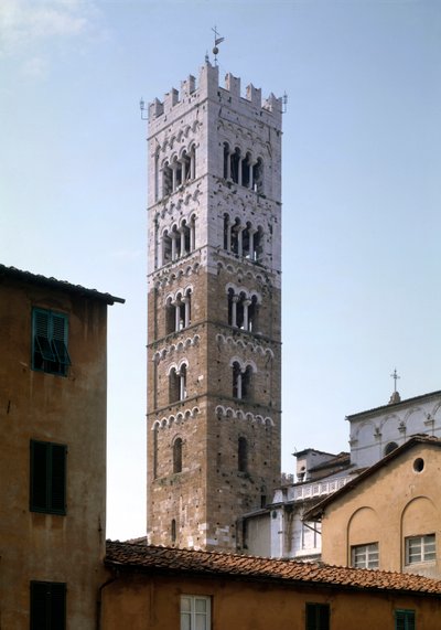 Vue du clocher - Italian School