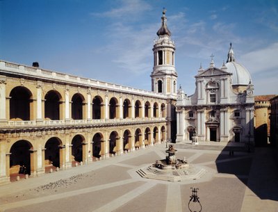 Vue de la façade, construite entre 1570 et 1587 - Italian School