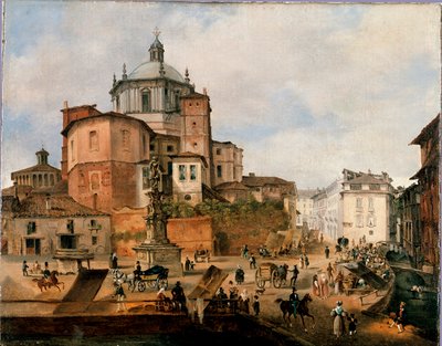 Vue de la place Vetra et de l