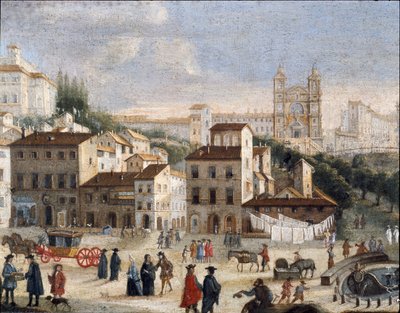 Vue sur la place d