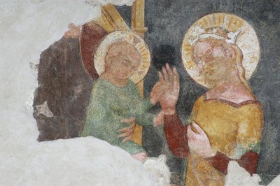 Vierge Marie et enfant - Italian School