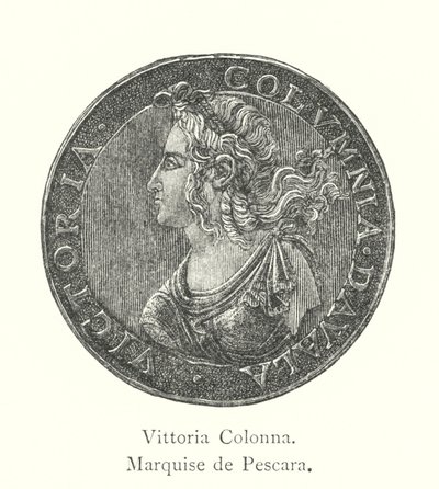 Vittoria Colonna, marquise de Pescara - Italian School