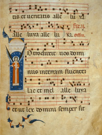 fol 4v. Graduel, vers 1260 - Italian School