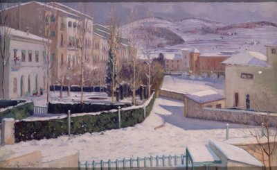 Olot enneigé - Iu Pascual i Rodés