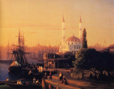 Panorama de Constantinopole (détail) - Ivan Aivazovsky