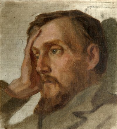 Portrait du critique littéraire et philosophe Vissarion G. Belinsky - Ivan Alexandrovich Astafyev