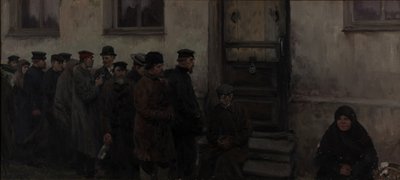 Devant une taverne - Ivan Alexeyevich Vladimirov