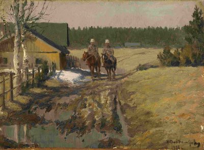 Cosaques à cheval, 1916 - Ivan Alexeyevich Vladimirov