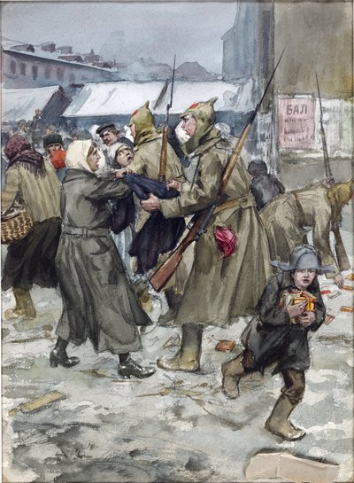 Libre-échange à Petrograd par Vladimirov, Ivan Alexeyevich (1869-1947) - Ivan Alexeyevich Vladimirov