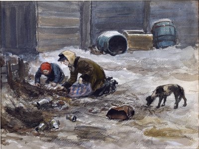 Années de famine à Petrograd (Dessiné d