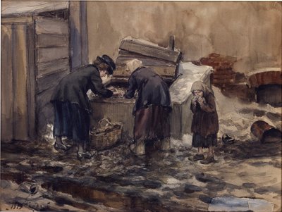 Années de famine à Petrograd par Vladimirov, Ivan Alexeyevich (1869-1947) - Ivan Alexeyevich Vladimirov