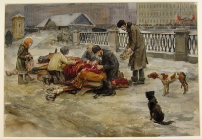 Petrograd en 1918 de la série d