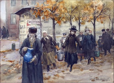 Petrograd sans eau par Vladimirov, Ivan Alexeyevich (1869-1947) - Ivan Alexeyevich Vladimirov