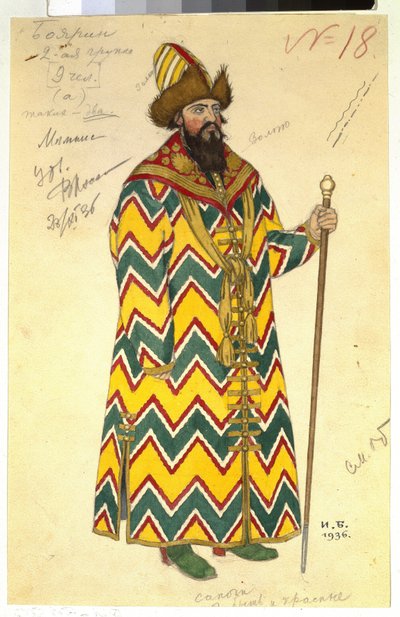Boyard. Costume pour l