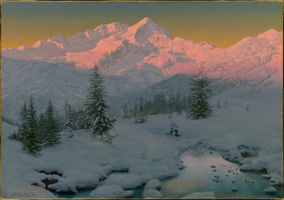 Au pied des montagnes de Garmisch, Bavière - Ivan Fedorovich Choultse