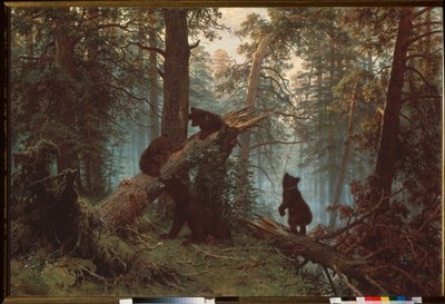 Matin dans une forêt de pins - Ivan Ivanovich Shishkin
