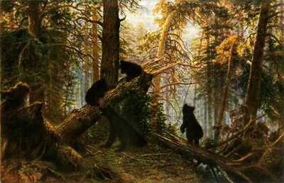 Matin dans la forêt de pins, 1889, 1965 - Ivan Ivanovich Shishkin