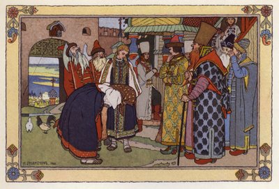 Illustration pour Vassilisa la Belle - Ivan Yakovlevich Bilibin