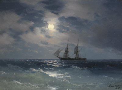 Brig Mercury - Ivan Konstantinovich Aivazovsky