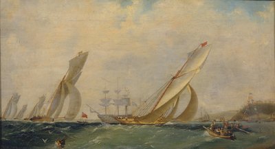 Frégate sur une mer, 1838 - Ivan Konstantinovich Aivazovsky