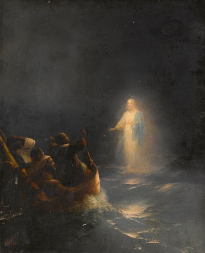 Jésus marche sur les eaux - Ivan Konstantinovich Aivazovsky