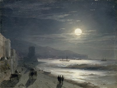 Nuit de lune, 1885 - Ivan Konstantinovich Aivazovsky