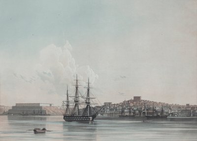 Nouvelles casernes marines et port intérieur de Sébastopol, années 1850 - Ivan Konstantinovich Aivazovsky