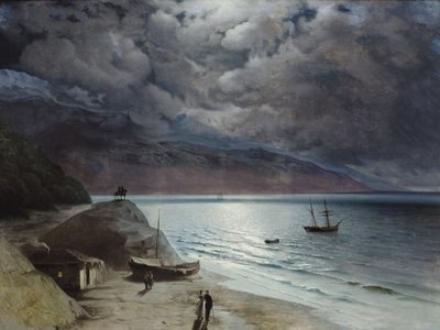 Nuit à Gourzouf - Ivan Konstantinovich Aivazovsky