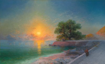 Promenade au coucher du soleil, 1869 - Ivan Konstantinovich Aivazovsky