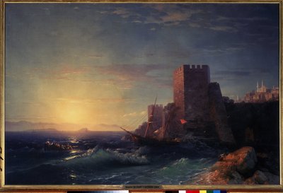 Tours sur les rochers près du Bosphore - Ivan Konstantinovich Aivazovsky
