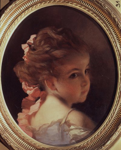 Tête de fille, 1850-1860 - Ivan Kosmich Makarov