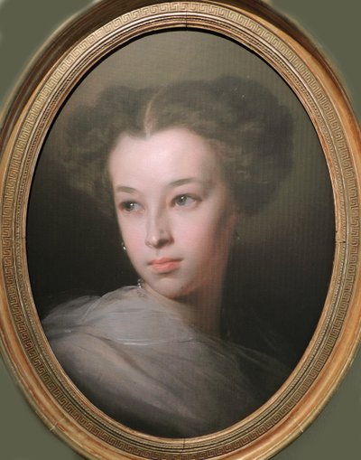 Portrait de Natalia Alexandrovna Pouchkina, comtesse de Merenberg 1836-1913, fille du poète, 1849 - Ivan Kosmich Makarov