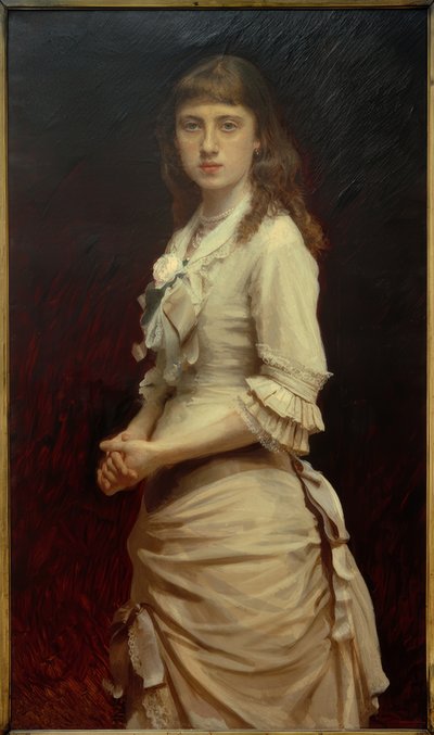 Portrait de Sofja Kramskaja, fille du peintre - Ivan Nikolaevich Kramskoy